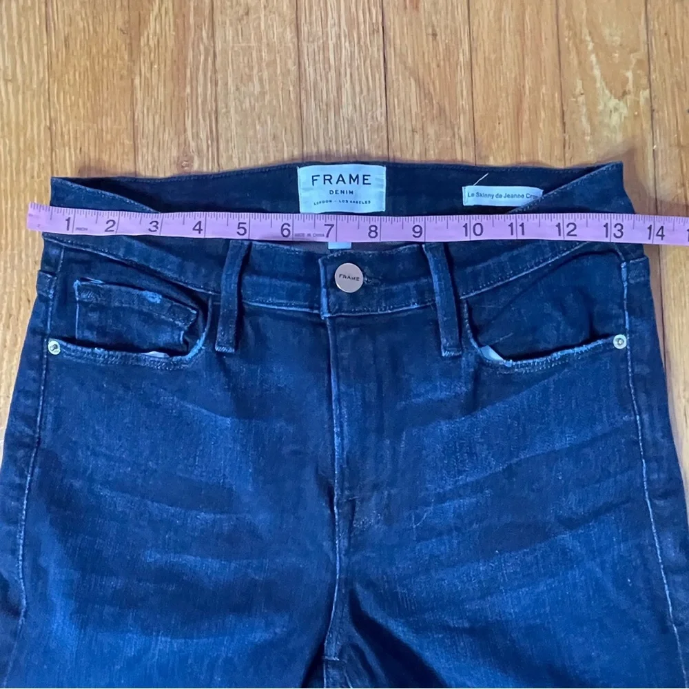 FRAME LE SKINNY DE JEANNE CROP - LAURETTA Women’s 27 Org $210.